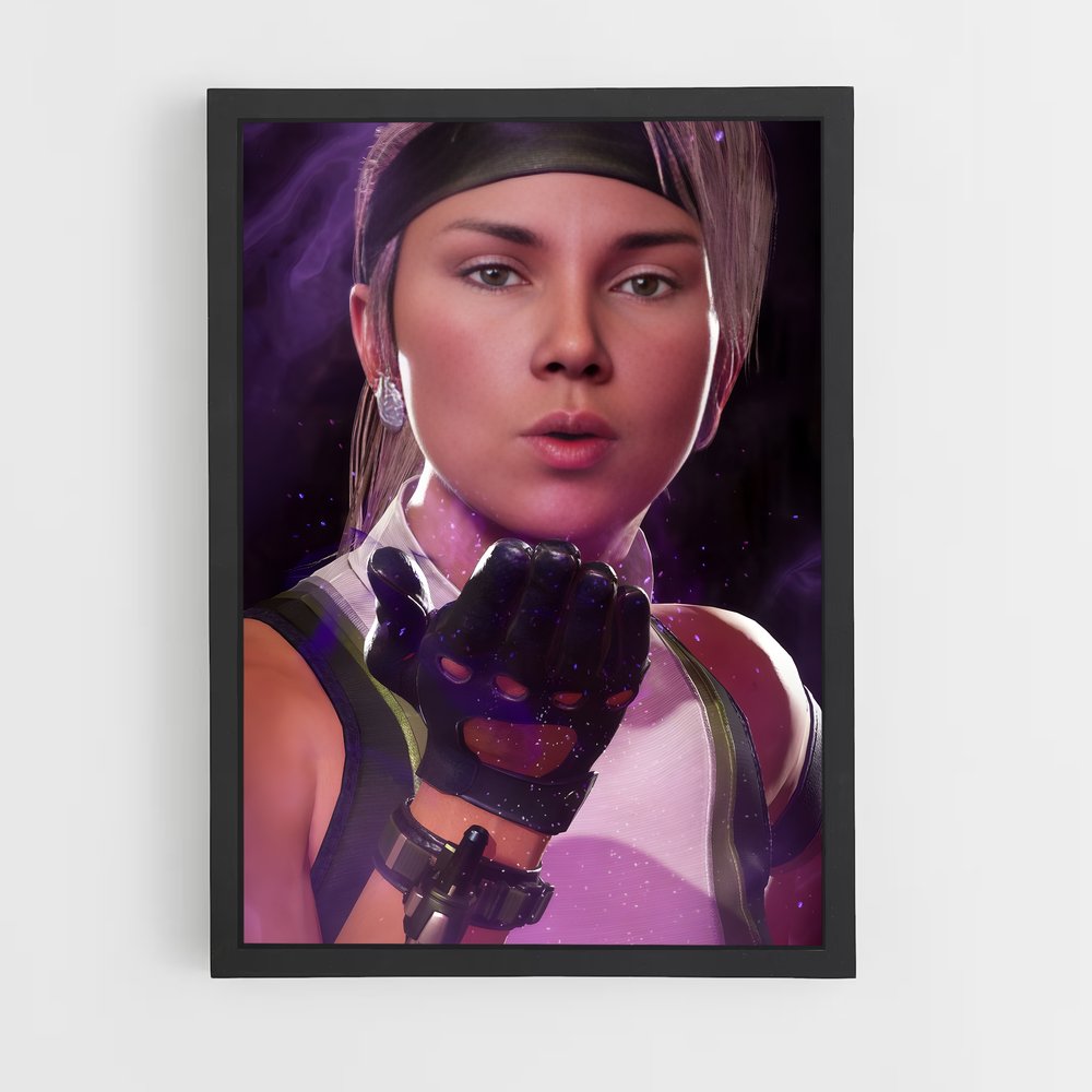 Poster Sonya de blade – affiche Mortal kombat (vue 2)